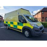 2017 FIAT DUCATO 2.3 MULTIJET EXLWB EXTRA HIGH ROOF AMBULANCE (66 REG)