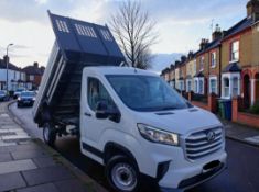 **(ONLY 54K MILEAGE)** 2021 MAXUS DELIVER 9 EURO 6 TIPPER | MANUAL DIESEL >>--NO VAT ON HAMMER--<<