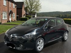 2016 RENAULT CLIO DYNAMIQUE NAV 16V – BLACK >>--NO VAT ON HAMMER--<<