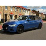 2016 BMW 3 SERIES 335D XDRIVE M SPORT TOURING – EURO 6 >>--NO VAT ON HAMMER--<<