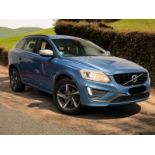 2015 VOLVO XC60 R-DESIGN D4 – BLUE >>--NO VAT ON HAMMER--<<