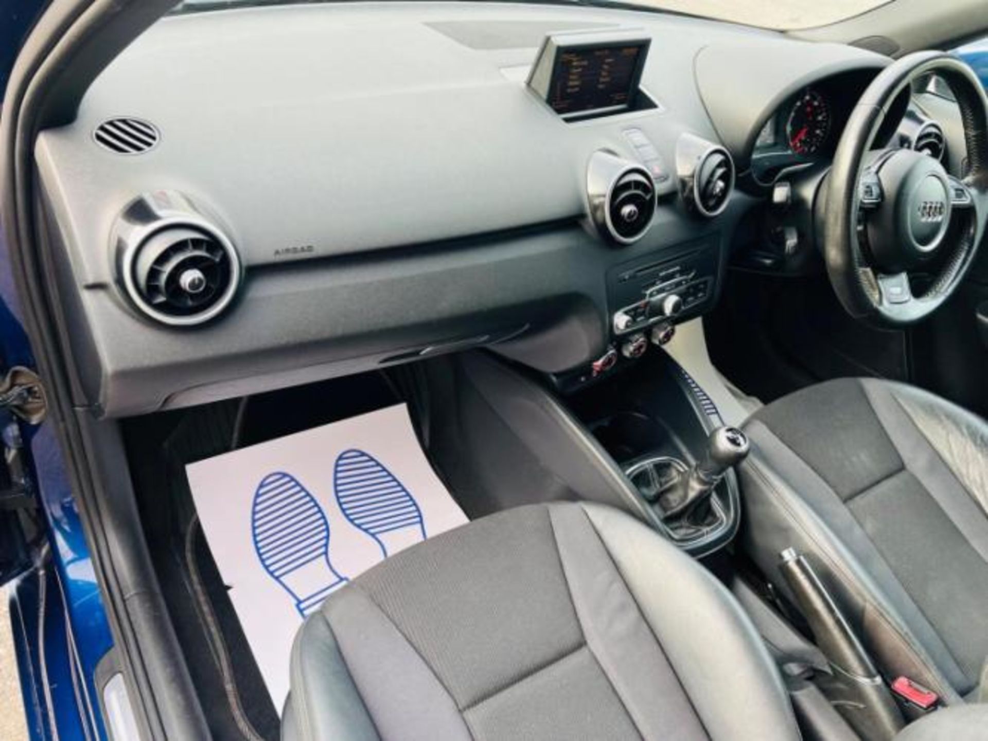 2012 AUDI A1 1.6 TDI S LINE (S/S) 3DR DIESEL MANUAL HATCHBACK BLUE >>--NO VAT ON HAMMER--<< - Image 15 of 25