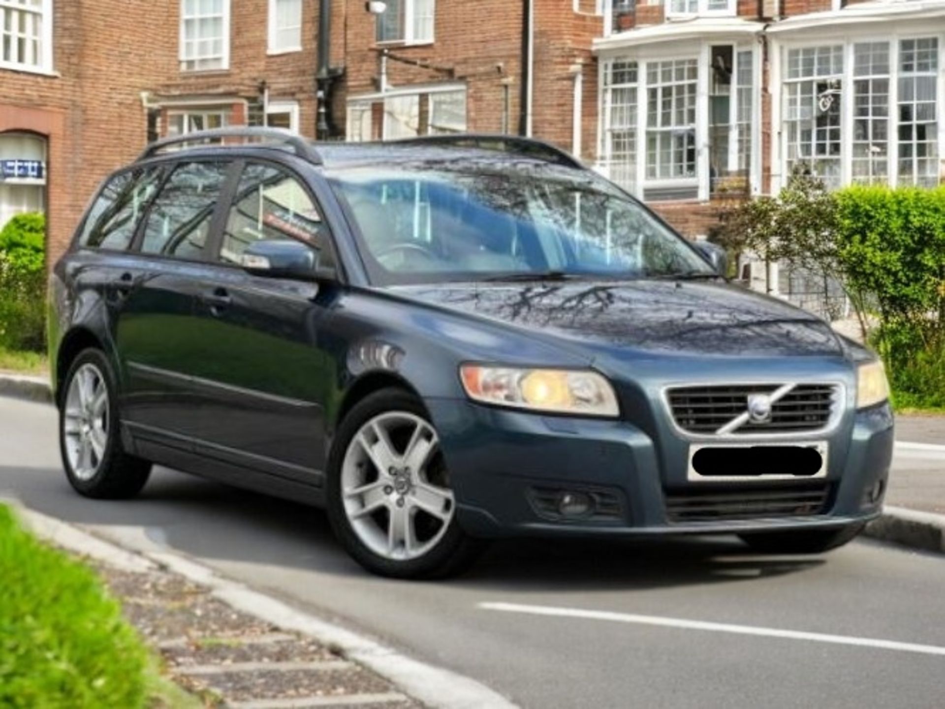 2008 VOLVO V50 2.0D SE 5DR DIESEL MANUAL ESTATE BLUE >>--NO VAT ON HAMMER--<< - Image 4 of 25