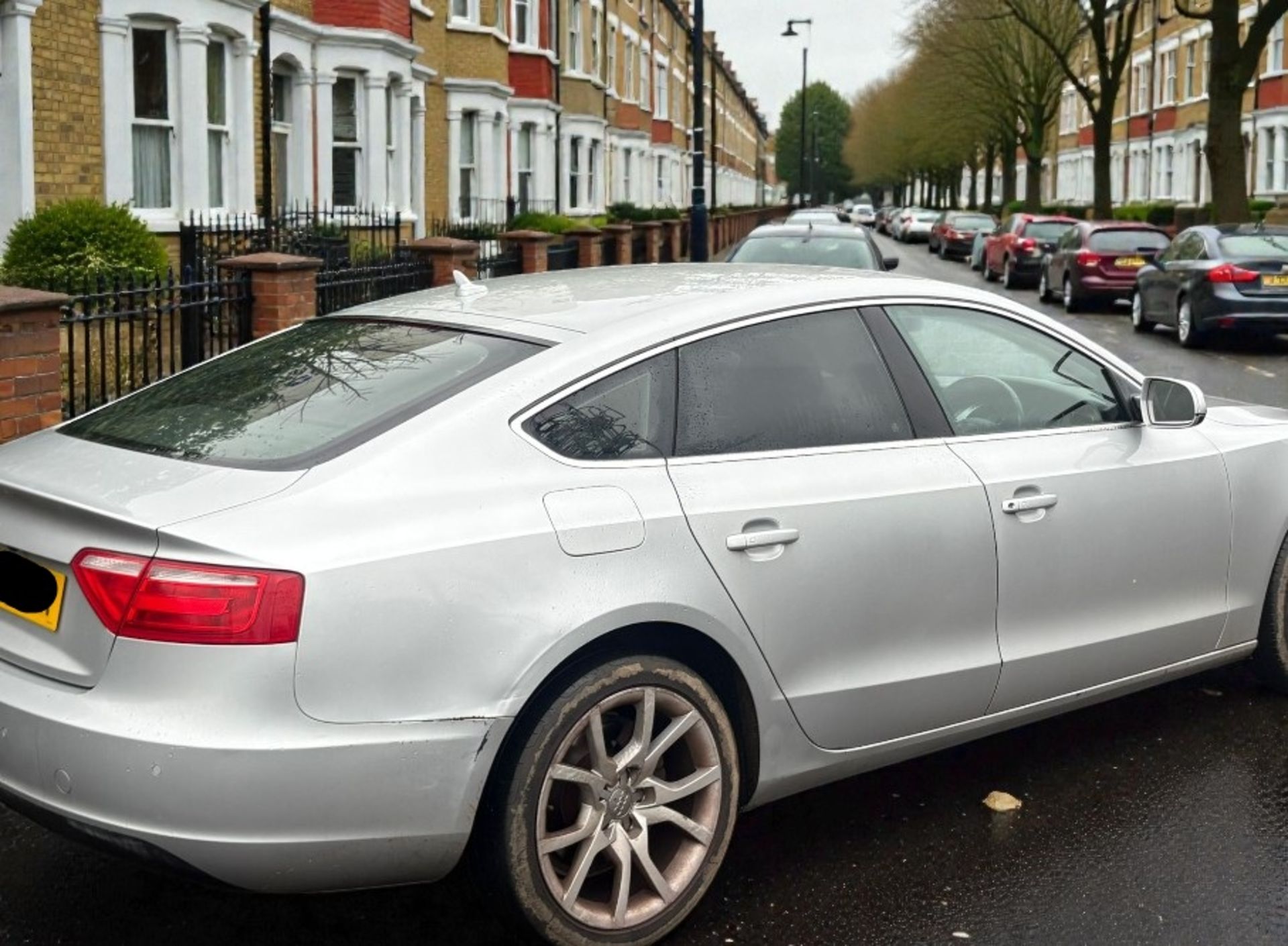 2009 AUDI A5 2.0 TDI SE SPORTBACK COUPE SILVER >>--NO VAT ON HAMMER--<< - Image 3 of 11