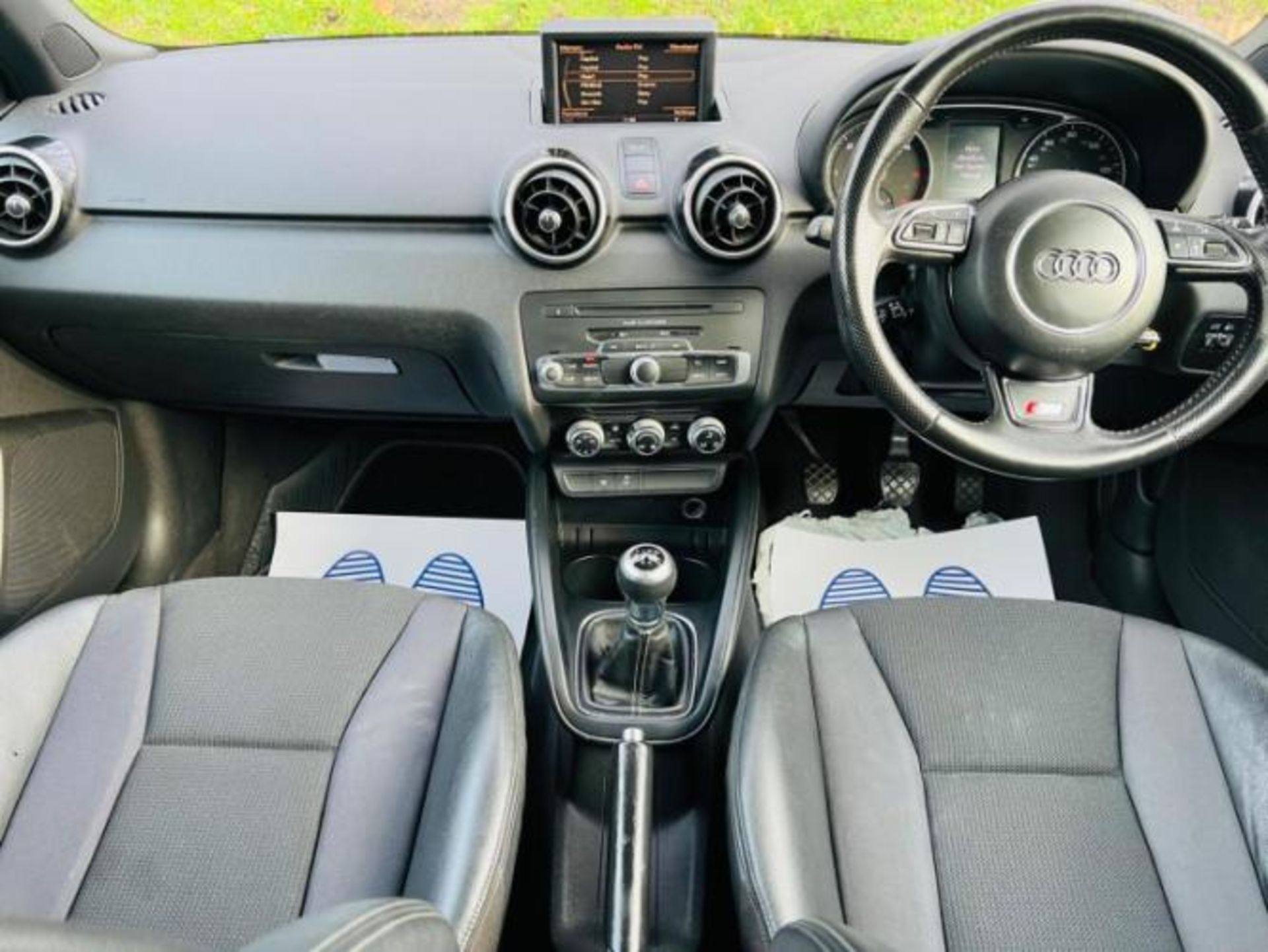 2012 AUDI A1 1.6 TDI S LINE (S/S) 3DR DIESEL MANUAL HATCHBACK BLUE >>--NO VAT ON HAMMER--<< - Image 14 of 25