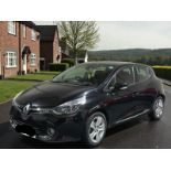 2016 RENAULT CLIO DYNAMIQUE NAV 16V – BLACK >>--NO VAT ON HAMMER--<<