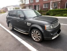 **(ONLY 98K MILEAGE)** 2011 LAND ROVER RANGE ROVER SPORT TDV6 AUTOMATIC >>--NO VAT ON HAMMER--<<