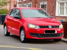 2012 VOLKSWAGEN POLO 1.2 S 5DR PETROL MANUAL HATCHBACK RED >>--NO VAT ON HAMMER--<<