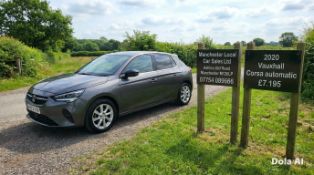 2020 (70) VAUXHALL CORSA ELITE NAV TURBO AUTOMATIC – 1.2 PETROL >>--NO VAT ON HAMMER--<<