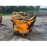 HYDRAULIC DRIVEN CONCRETE PAN MIXER – TWIN ROTOR – EXCAVATOR / LOADALL COMPATIBLE