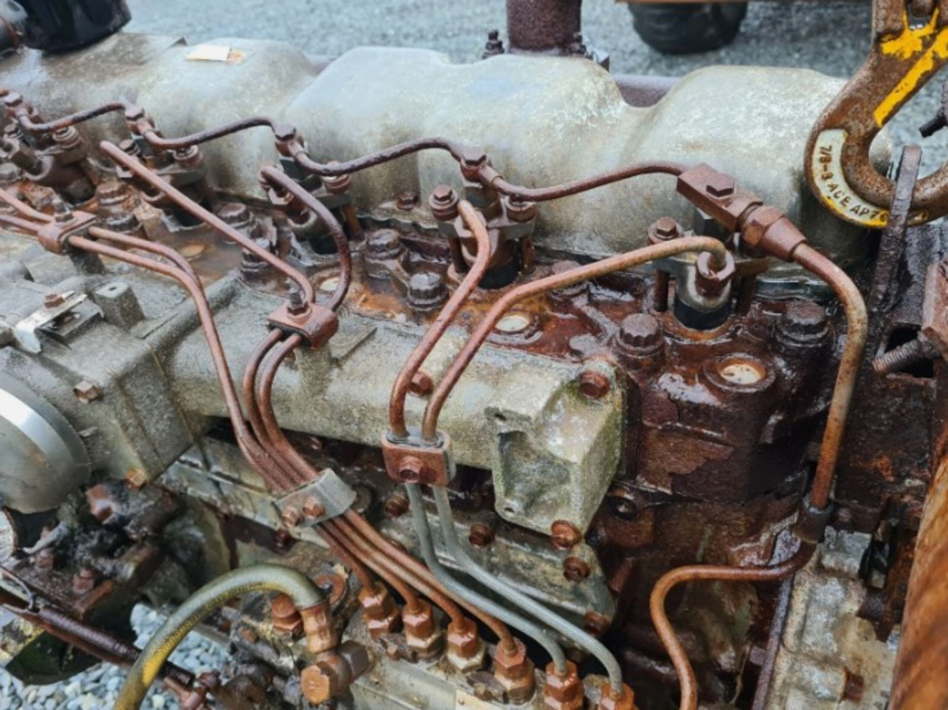 MITSUBISHI 6D14 6-CYLINDER ENGINE – TO SUIT EXCAVATOR / TRUCK - Image 4 of 10
