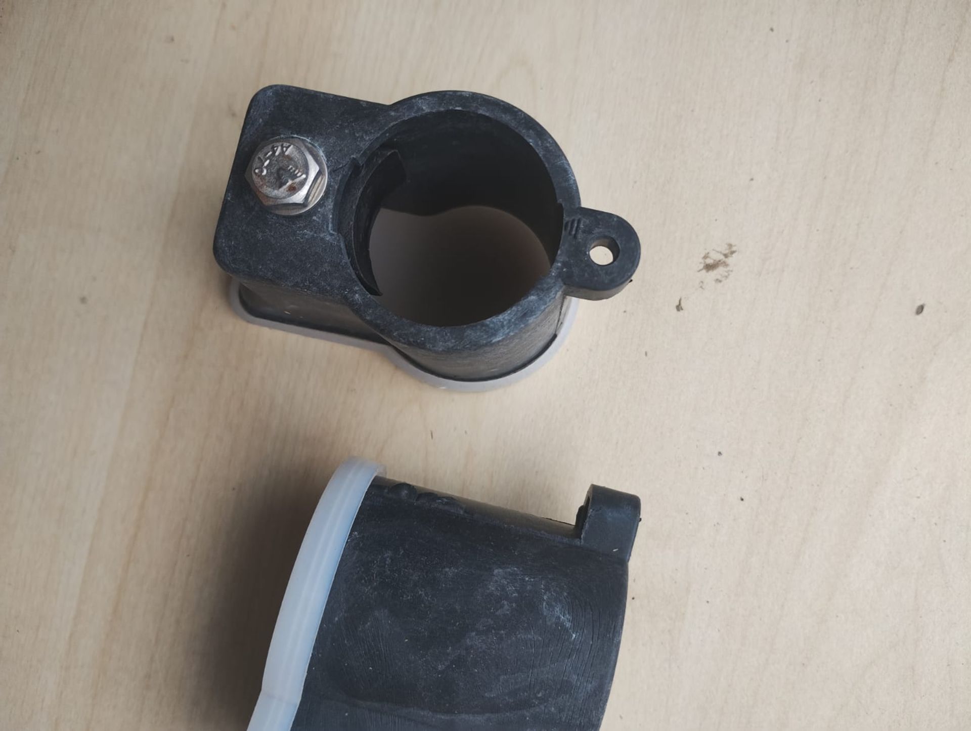 POOL LADDER ANCHOR SOCKETS - 43MM -NEW - BLACK - Image 2 of 3