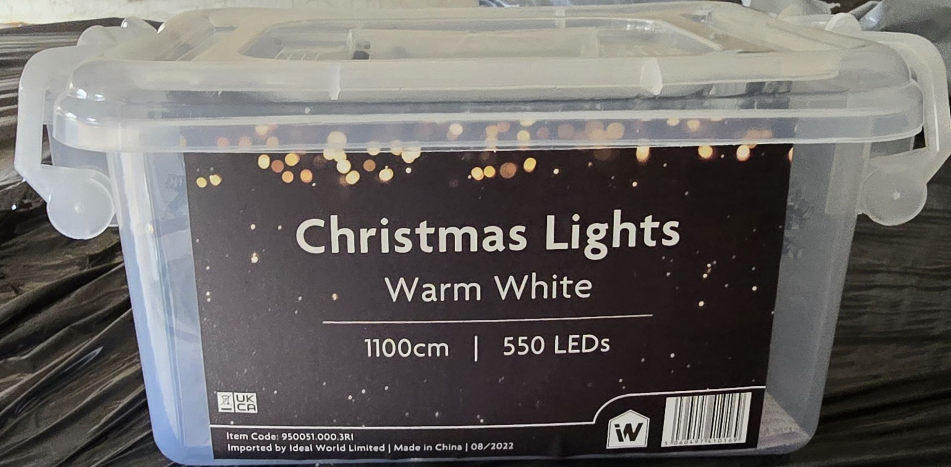 JOB LOT OF 12 BRAND NEW 550 WARM WHITE LED CHRISTMAS LIGHTS MASSIVE RESALE POTENTIAL