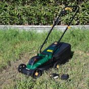 KINGFISHER 18V BATTERY NMLM18-LI CORDLESS 18V ROTARY LAWNMOWER - USED ONCE