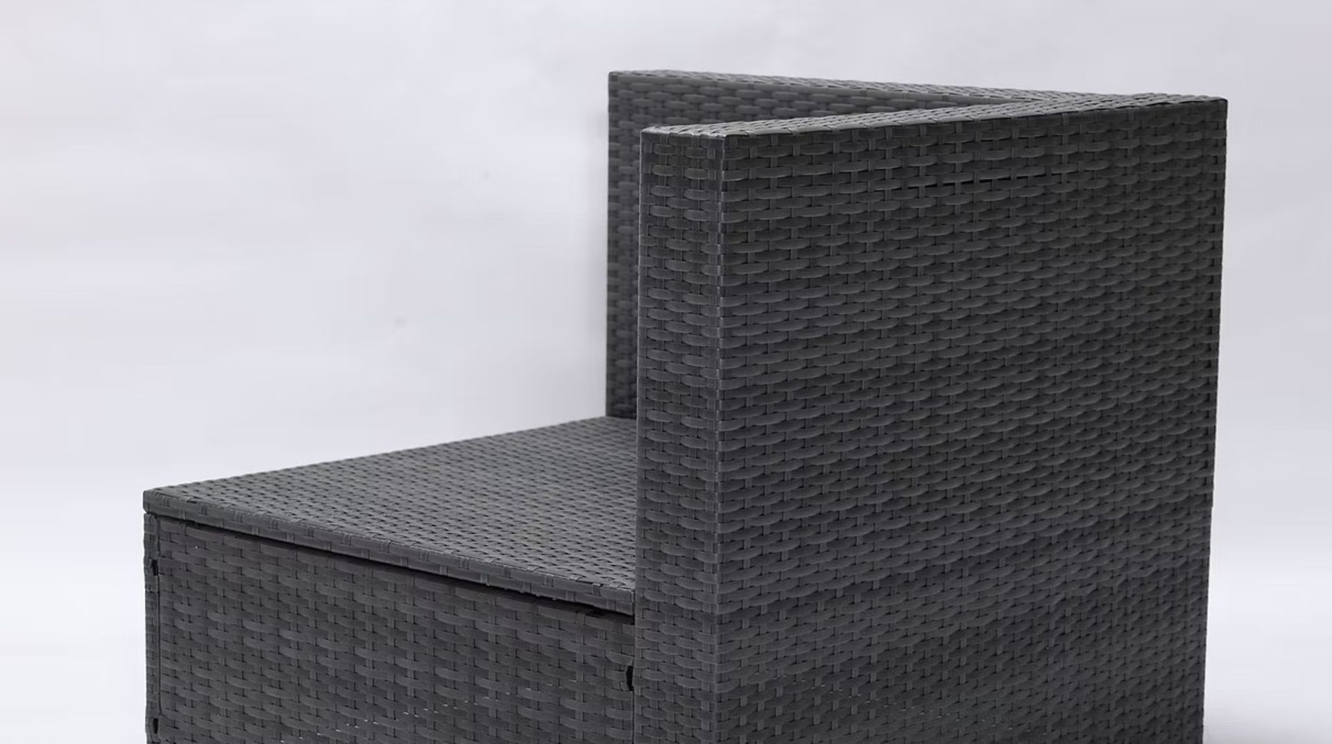 6 SEATER RATTAN SOFA SET WITH FIREPIT TABLE AND 2 SIDE TABLES - "" NOT VAT ON HAMMER"" - Image 2 of 3