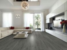 15 X PACKS (37.35M2) EGGER MID GREY OAK LAMINATE FLOORING 2.49M2/PACK RRP £700.00