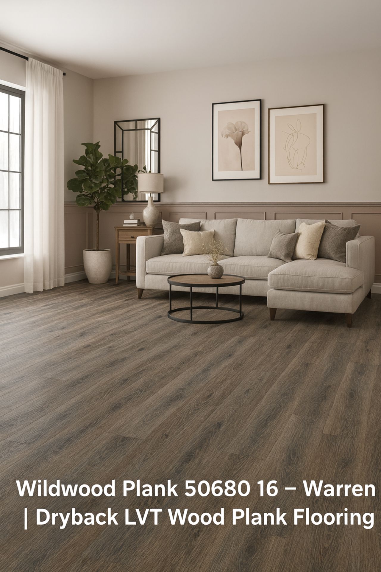 28 X BOXES (117M2) VICTORIA DESIGN FLOORS LANDSCAPE GLUEDOWN LVT WARREN GREY - RRP £5,800