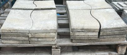 32X WAVY STONE TILES