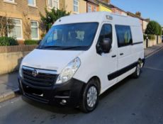 **(ONLY 84K MILEAGE)** 2018 VAUXHALL MOVANO L2H2 F3500 CDTI 2298CC MANUAL >>--NO VAT ON HAMMER--<<