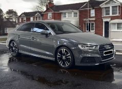 **(ONLY 95K MILEAGE)** 2017 AUDI A3 S LINE 1.4 TFSI S TRONIC SALOON >>--NO VAT ON HAMMER--<<