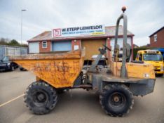 2007 TEREX 3 TON DUMPER KUBOTA 4-CYLINDER ENGINE