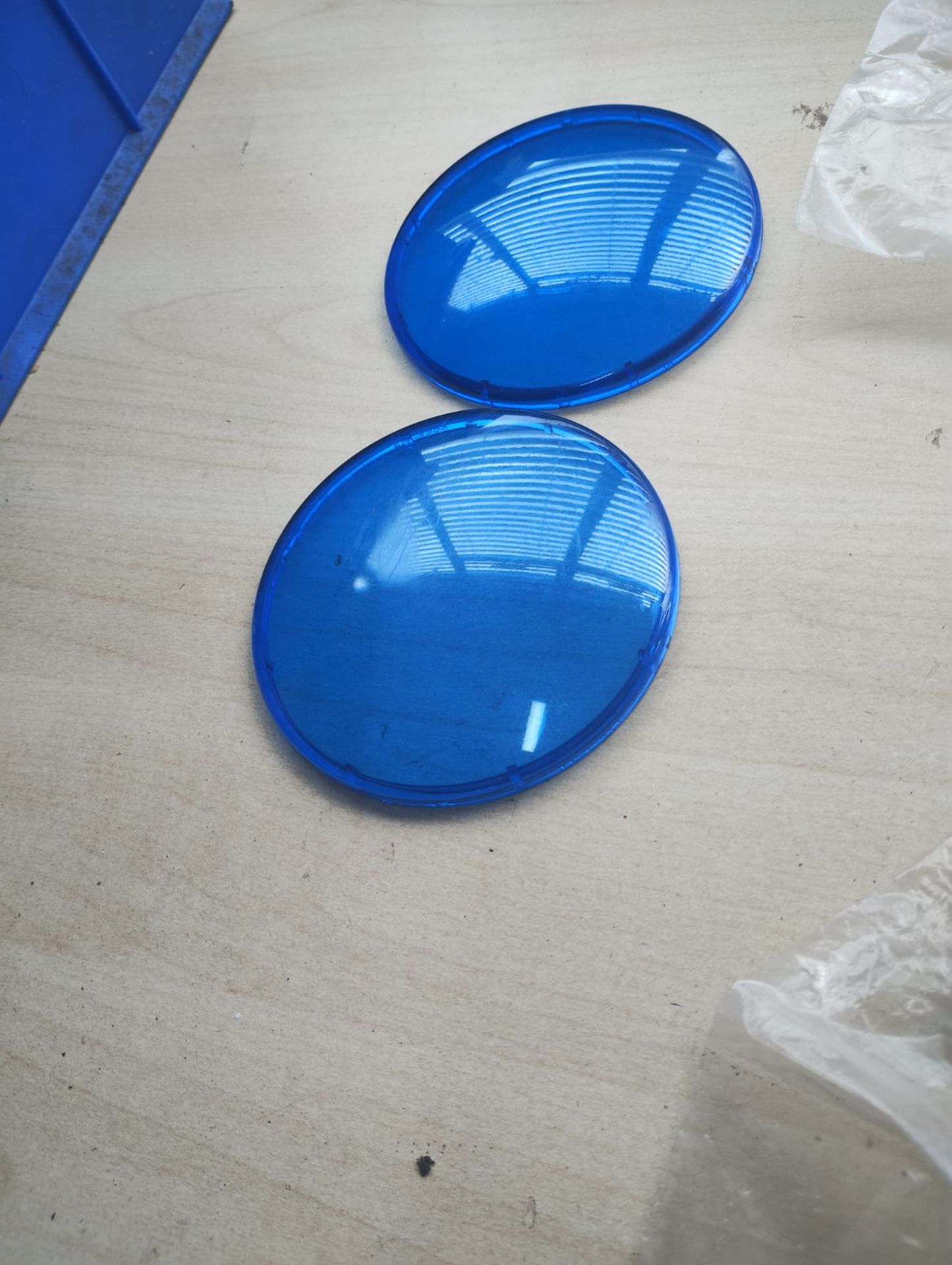 LENS COVER - FOR SPA LIGHT 3-1/2" RED & BLUE JOBLOT OF 8 - Image 2 of 4