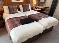 SINGLE BED HOTEL QUALITY WITH MATTRESS AND BEDDING