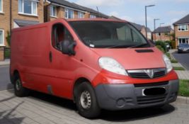 **(ONLY 105K MILEAGE)** 2013 VAUXHALL VIVARO 2900 ECOFLEX CDTI LWB L2H1 1995CC MANUAL PANEL VAN RED
