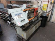 Prosaw UE-260A metal horizontal band saw, serial no. 2048904, cutting capacity: RD: 250mm, Rect: 250