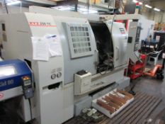 XYZ 250TC CNC lathe, model XYZ 250TC, serial no. L0711094, 12 atc, Siemens Sinumerik control,
