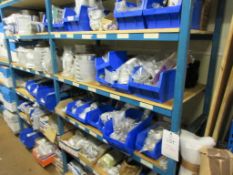 Bay of adjustable boltless racking, 2.6m x 600mm x height 2m - excluding contents