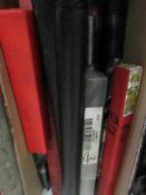 Tote box containing various drill bits