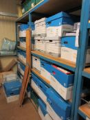 Bay of adjustable boltless racking, 2.6m x 600mm x height 2m - excluding contents