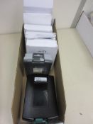 Tote box contents including seven various drill bit sets