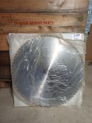 3 x various log saw circular blades, 750mm