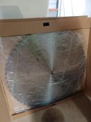 2 x log saw circular blades, 600mm