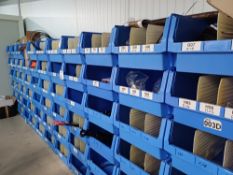 119 x plastic storage bins