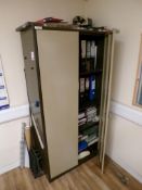 Twin door filing cabinet