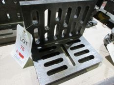 Slotted angle plate, 8