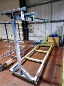 Steel framed drying rack, circa 3000mm