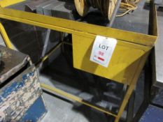 Metal frame workstation, 1m x 800mm