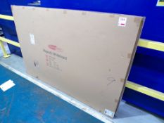 Two Metroplan magnetic whiteboards