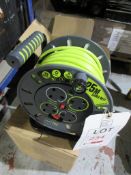 Two Master Plug reeled extension leads, 240v