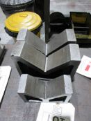 Three various vee blocks, 2 x 7