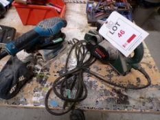 Bosch PHO 16-82 planer and Makita sander, 240v