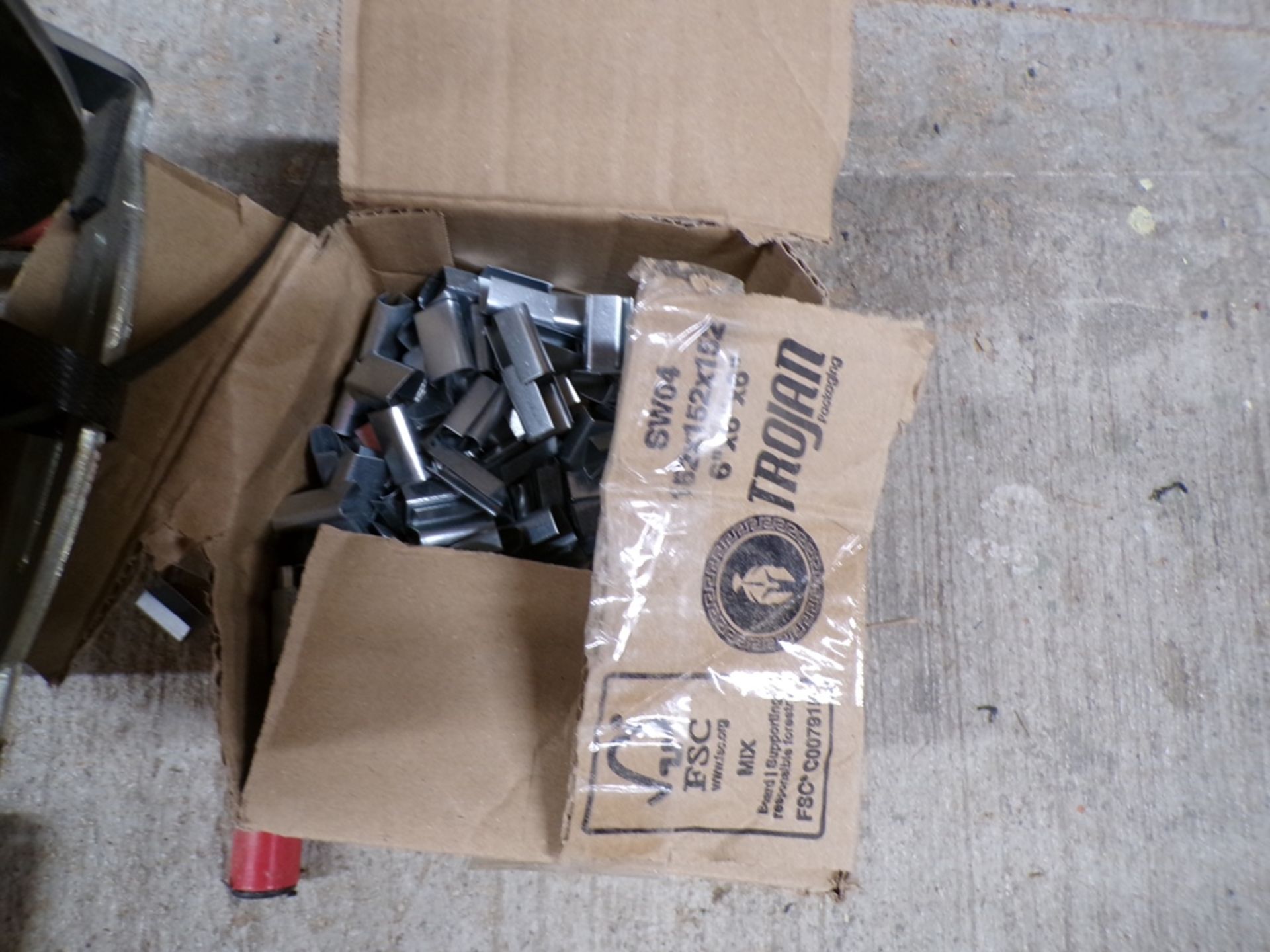 Reeled banding wire with associated tooling, etc.