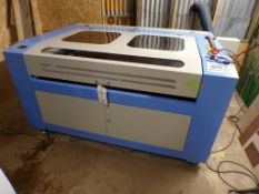 FDA laser engraving & cutting machine, model HQ1490, serial no. H020190408006, machine size: