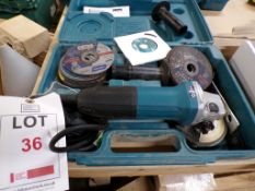 Makita GA4530R 115mm angle grinder, 240v