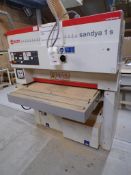 SCM Scandya 1S through feed drum sander, model I/S CS 95, serial no. AB/223019 (2015), belt width: