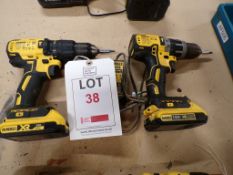 Dewalt DCP796 & DCD778 cordless drivers, two batteries, one charger